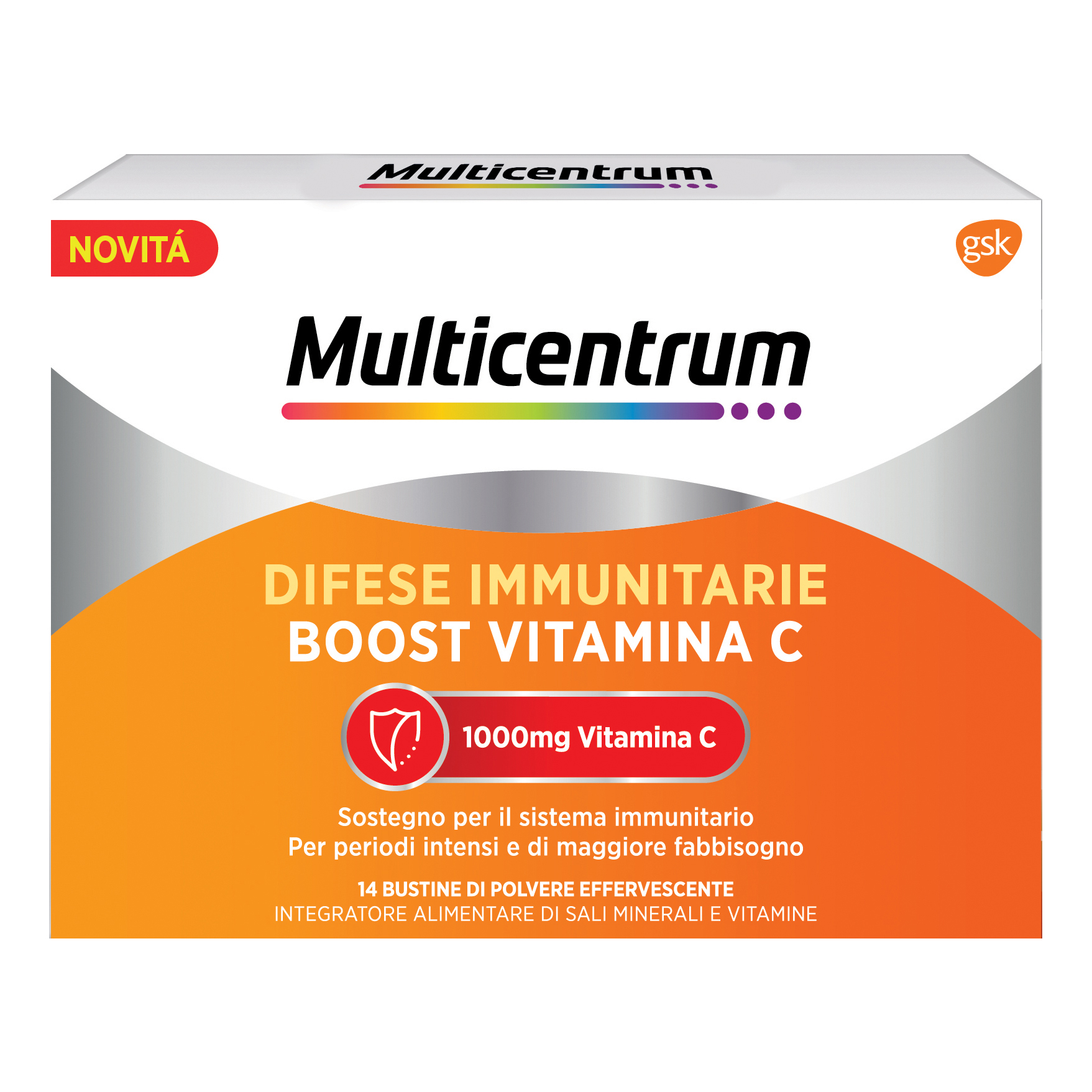 Multicentrum Difese Immunitarie Integratore Vitamina C Sali Mineral...