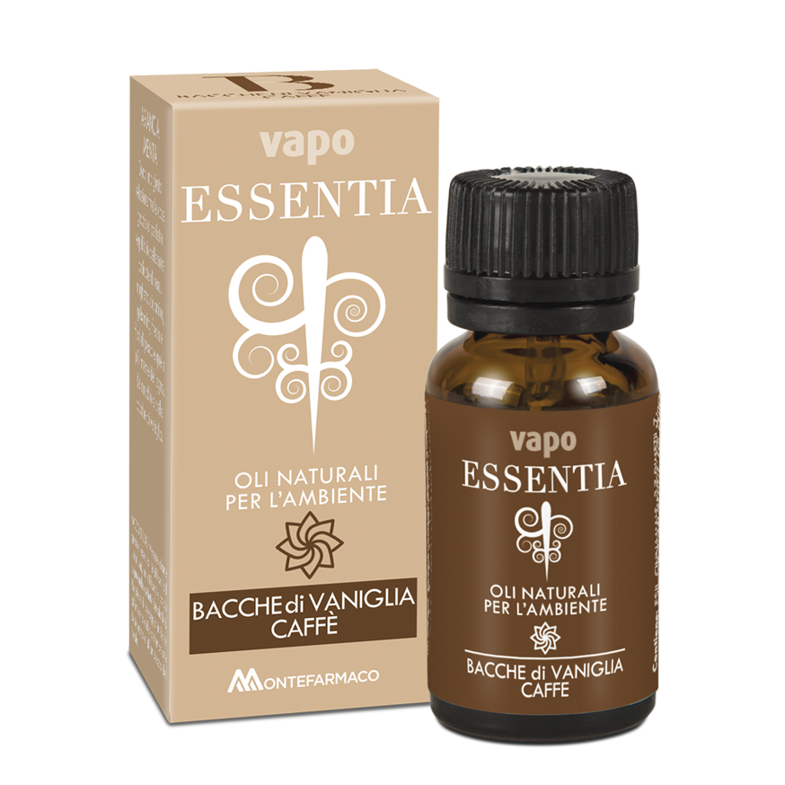 Vapo essentia bacche vaniglia e caffe' olio essenziale 10 ml