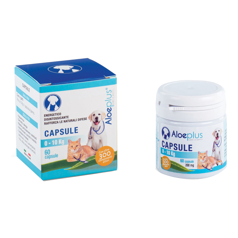 Aloeplus Capsule Cani/Gatti 0-10 Kg