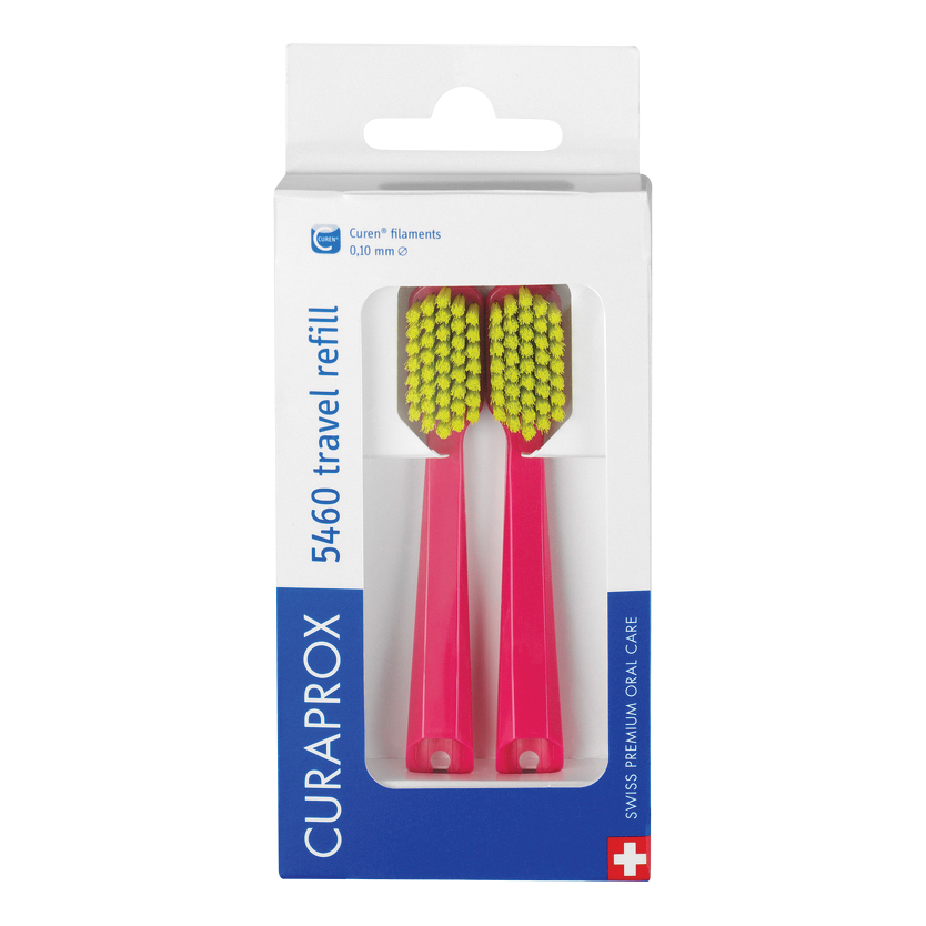 Curaprox testine ricambio spazzolino da viaggio cs 5460