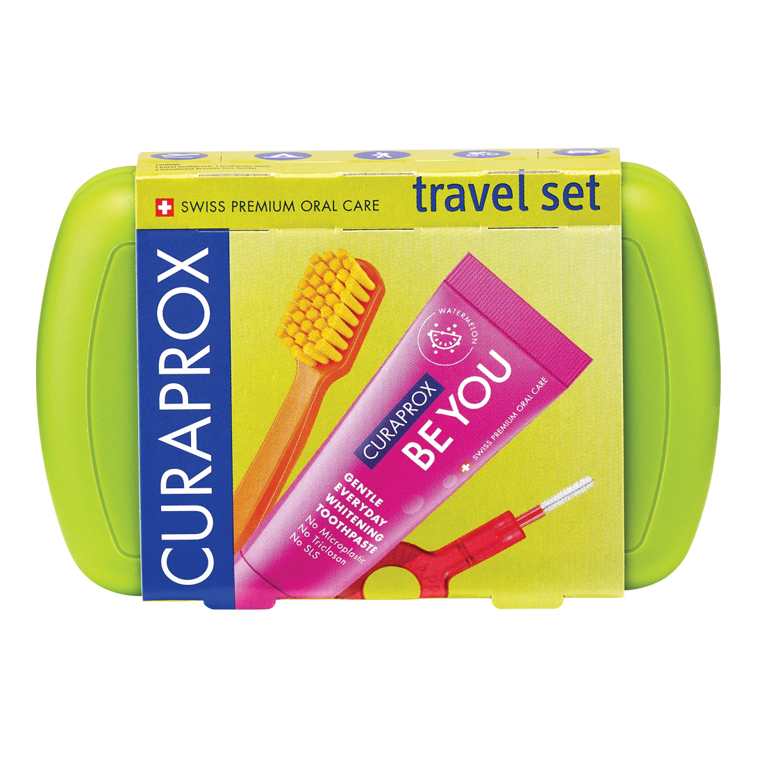 Curaprox travel set green