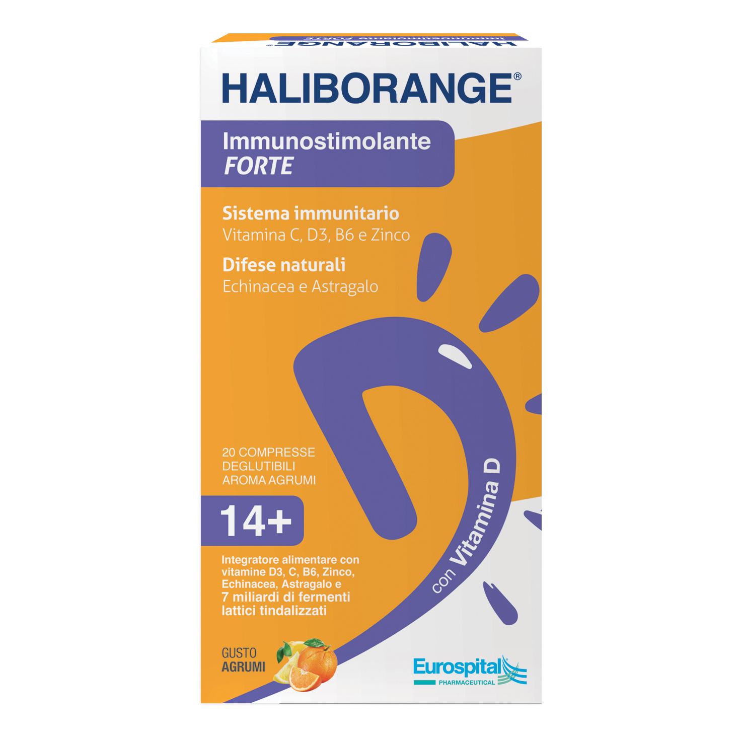 Haliborange immunostimolante forte 20 compresse