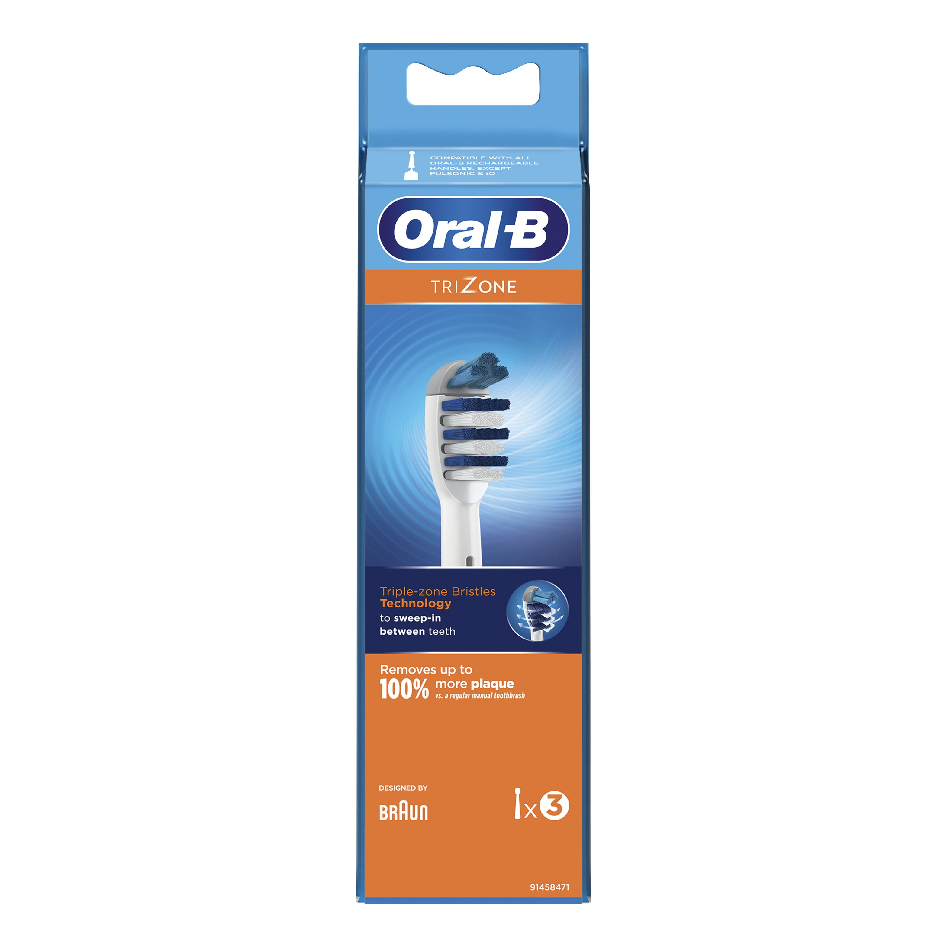 Oralb power refill eb 30-3 trizone