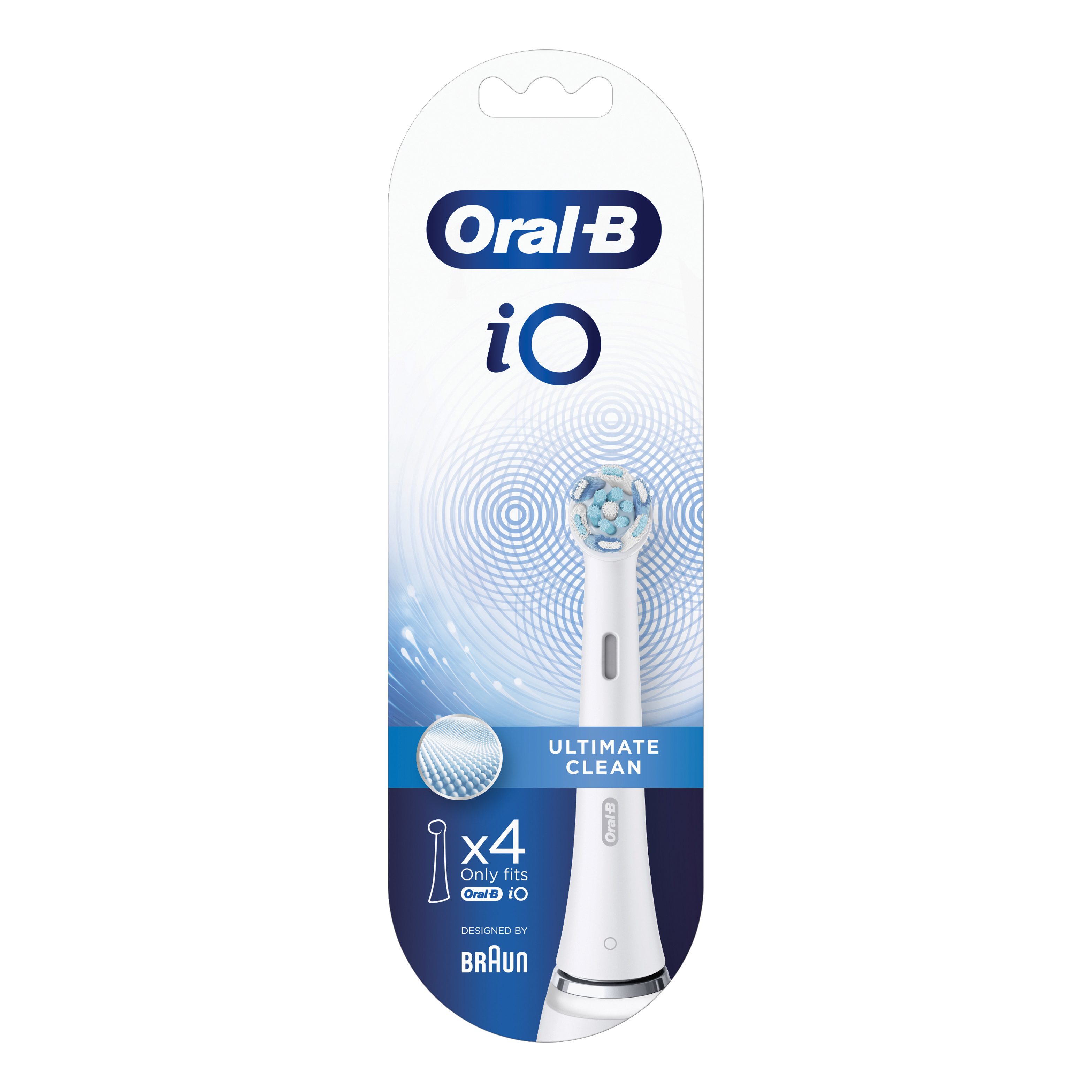 Oralb power refill io ultimate clean white 4 pezzi