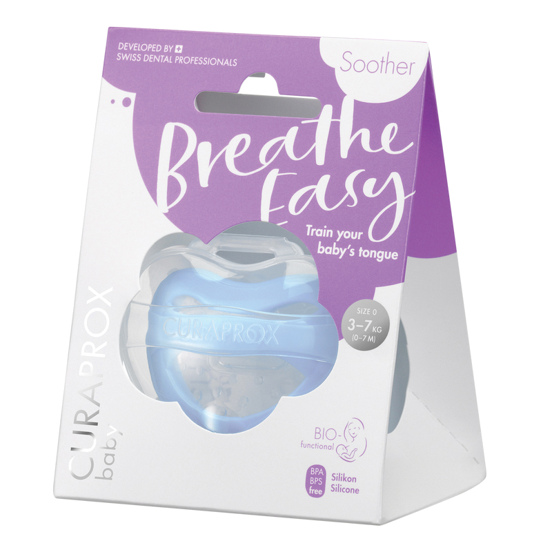 Curaprox baby soother blue 0
