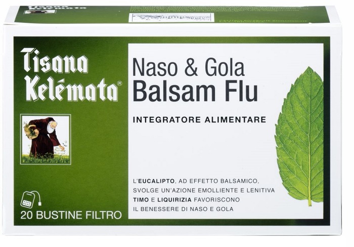 Tisana naso e gola balsam flu 20 bustine