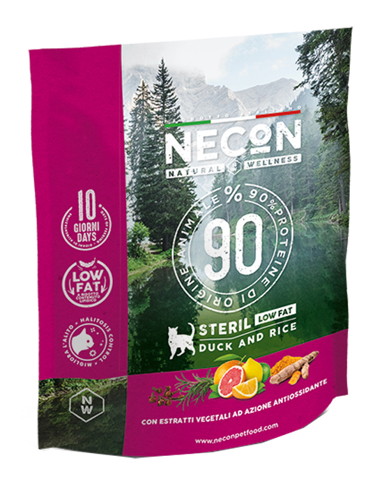 Natural wellness adult steril low fat duck &amp; rice 400 g
