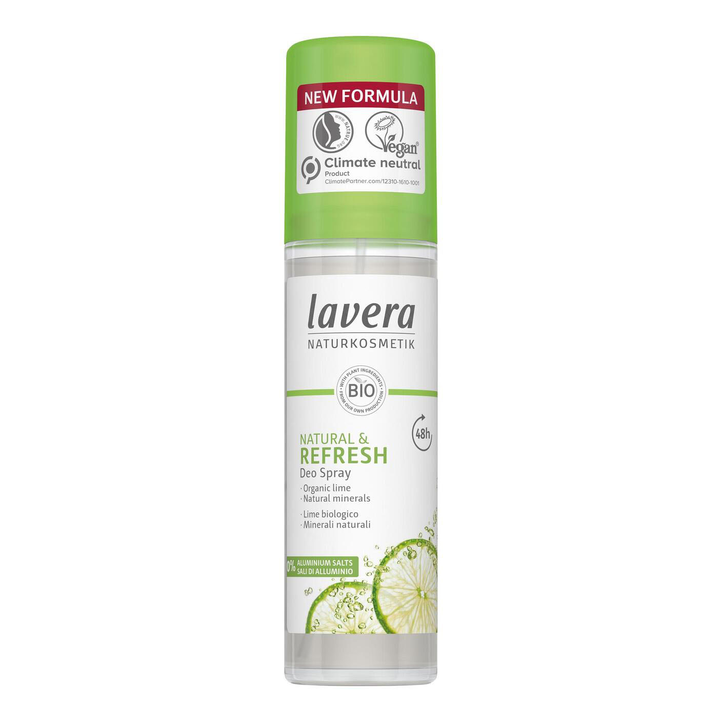 Lavera deodorante spray natural &amp; refresh 75 ml