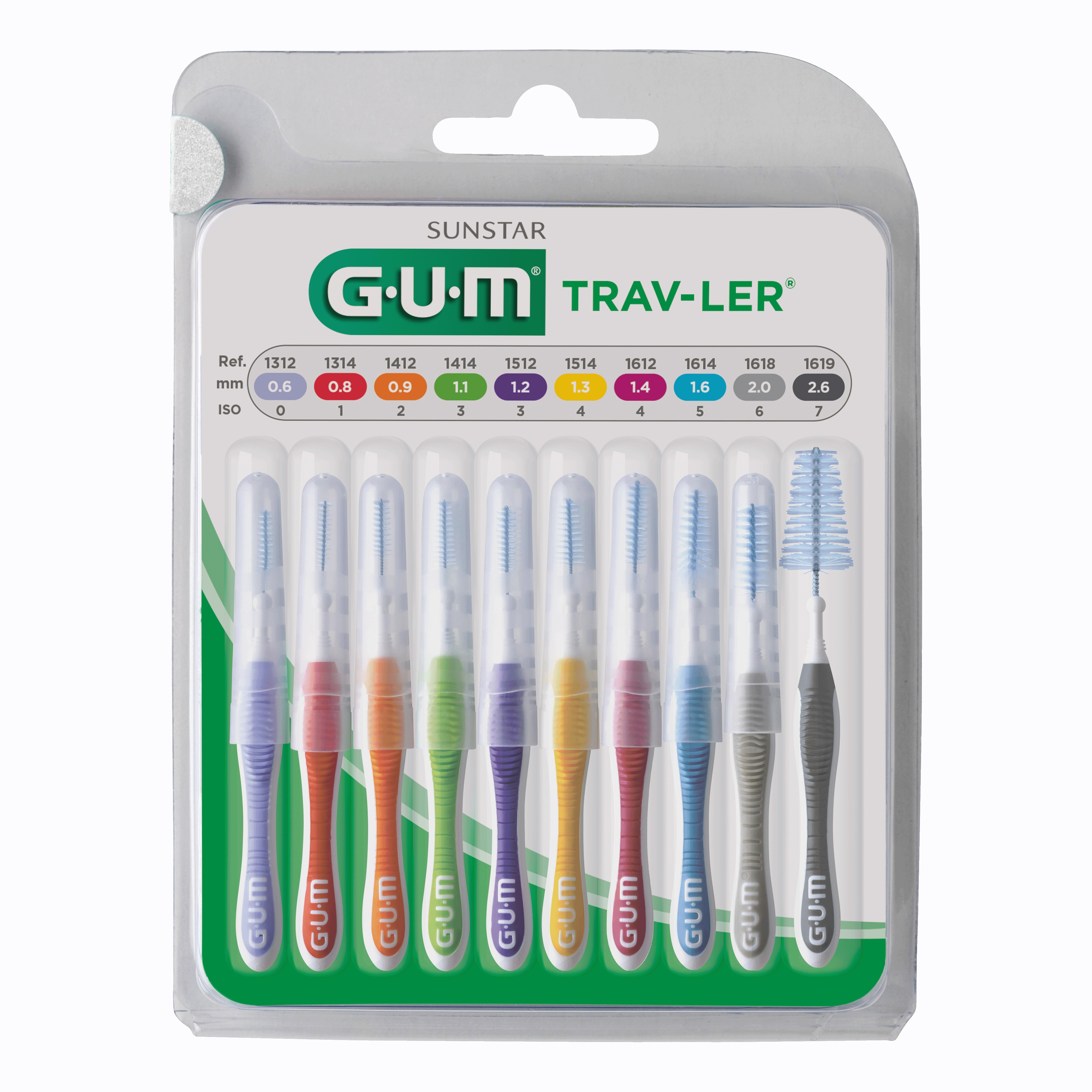 GUM Trav-Ler Kit Scovolini Misti 10 Pezzi