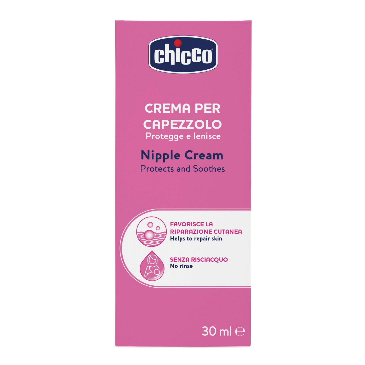 Chicco Crema Capezzoli Protettiva/Lenitiva 30 ml