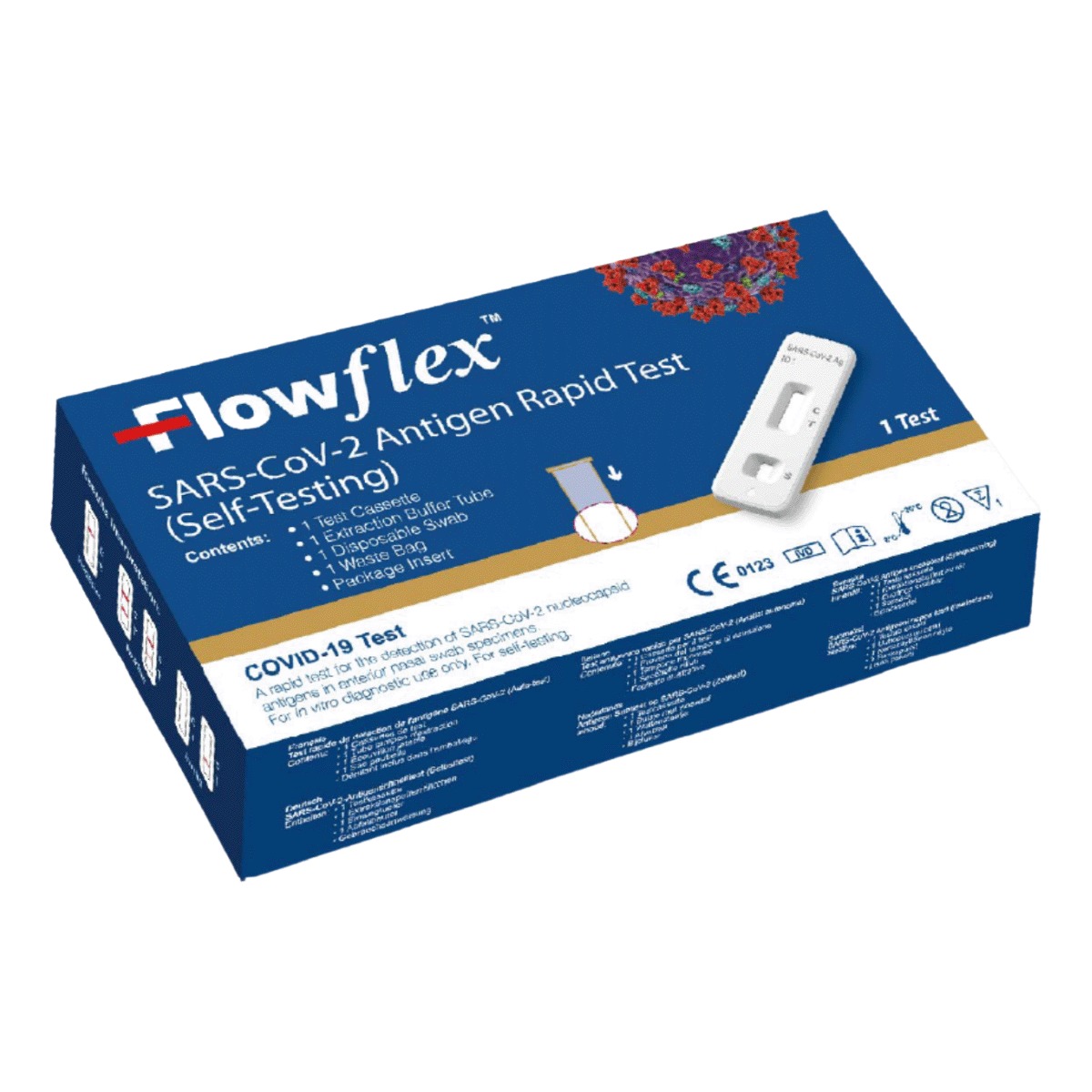 Test antigenico rapido covid 19 flowflex autodiagnostico determinaz...