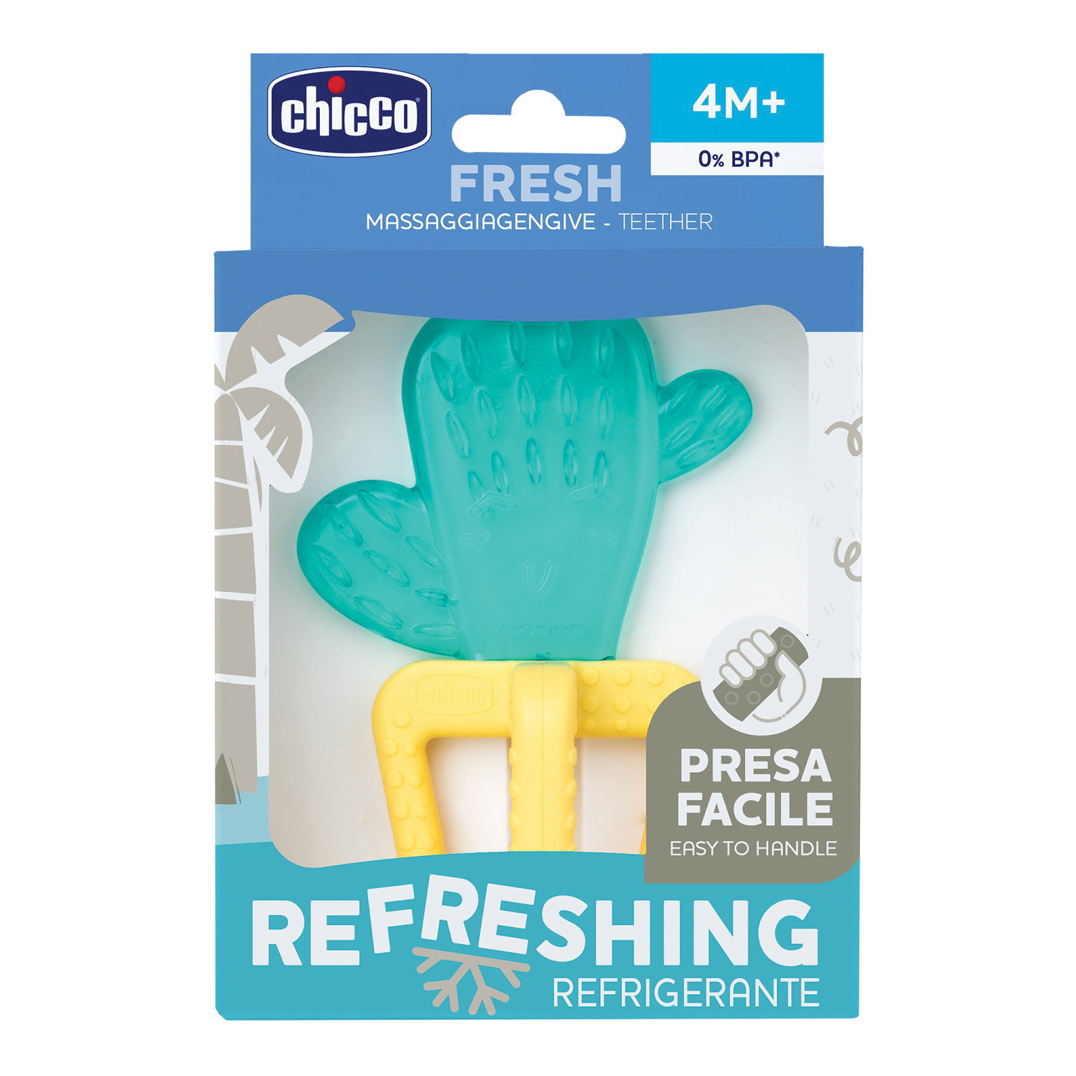 Chicco massaggia Gengive fresh Rinfrescante cactus 4m+