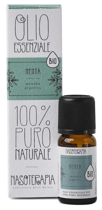 Nasoterapia olio essenziale menta bio mentha piperita parti aeree 10 ml