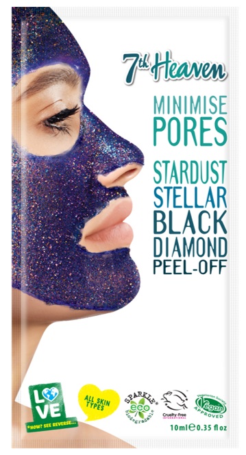 Montagne jeunesse maschera viso stardust diamante nero