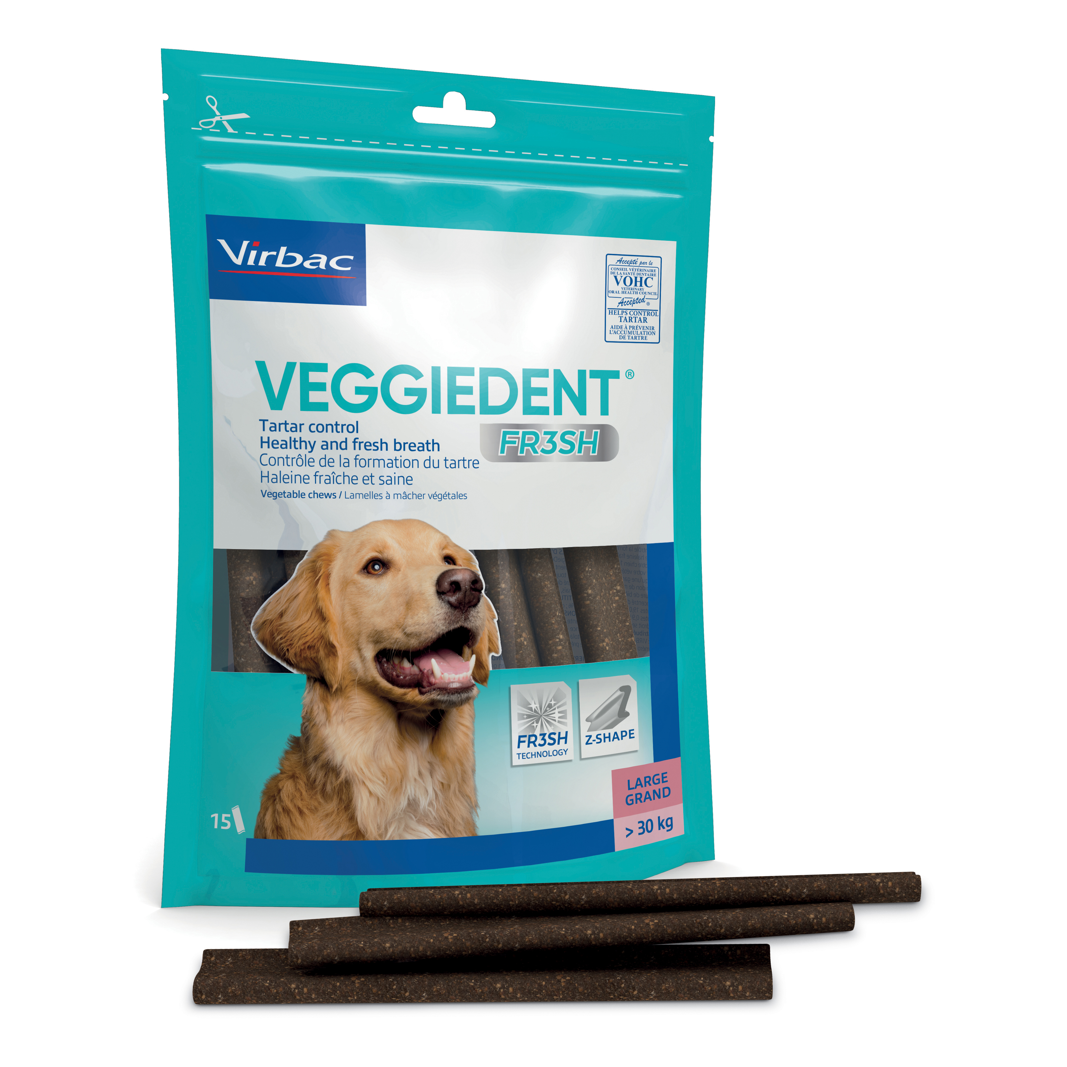 Veggiedent Fresh Tg. "L" 15 Pezzi