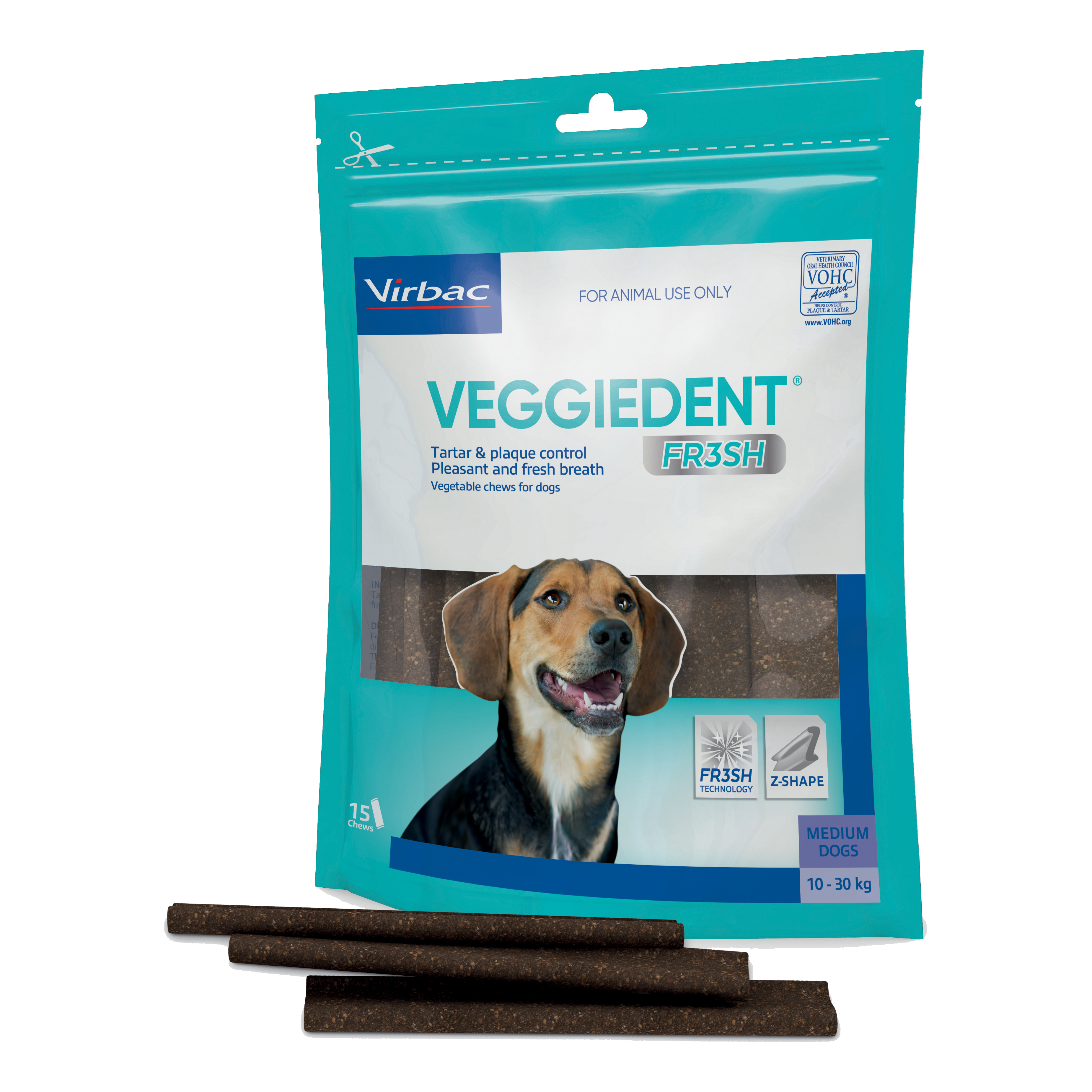 Veggiedent Fresh Tg. "M" 15 Pezzi