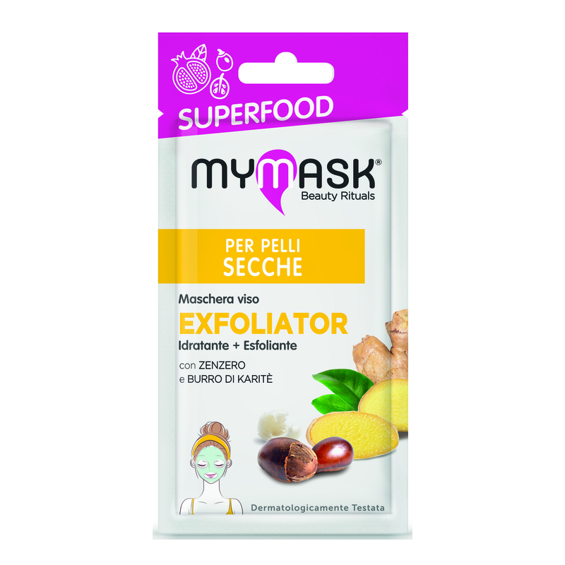 MYMASK - Superfood Exfoliator - Maschera idratante ed esfoliante