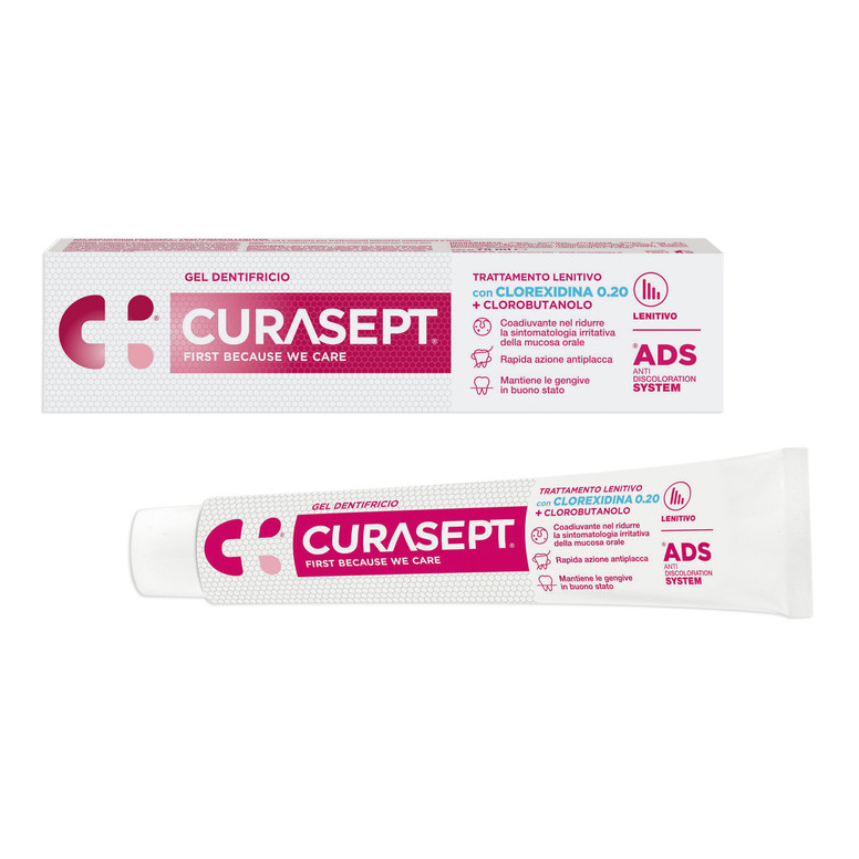 Curasept Gel Dentifricio ADS DNA Clorexidina 0.20 Trattamento Lenit...