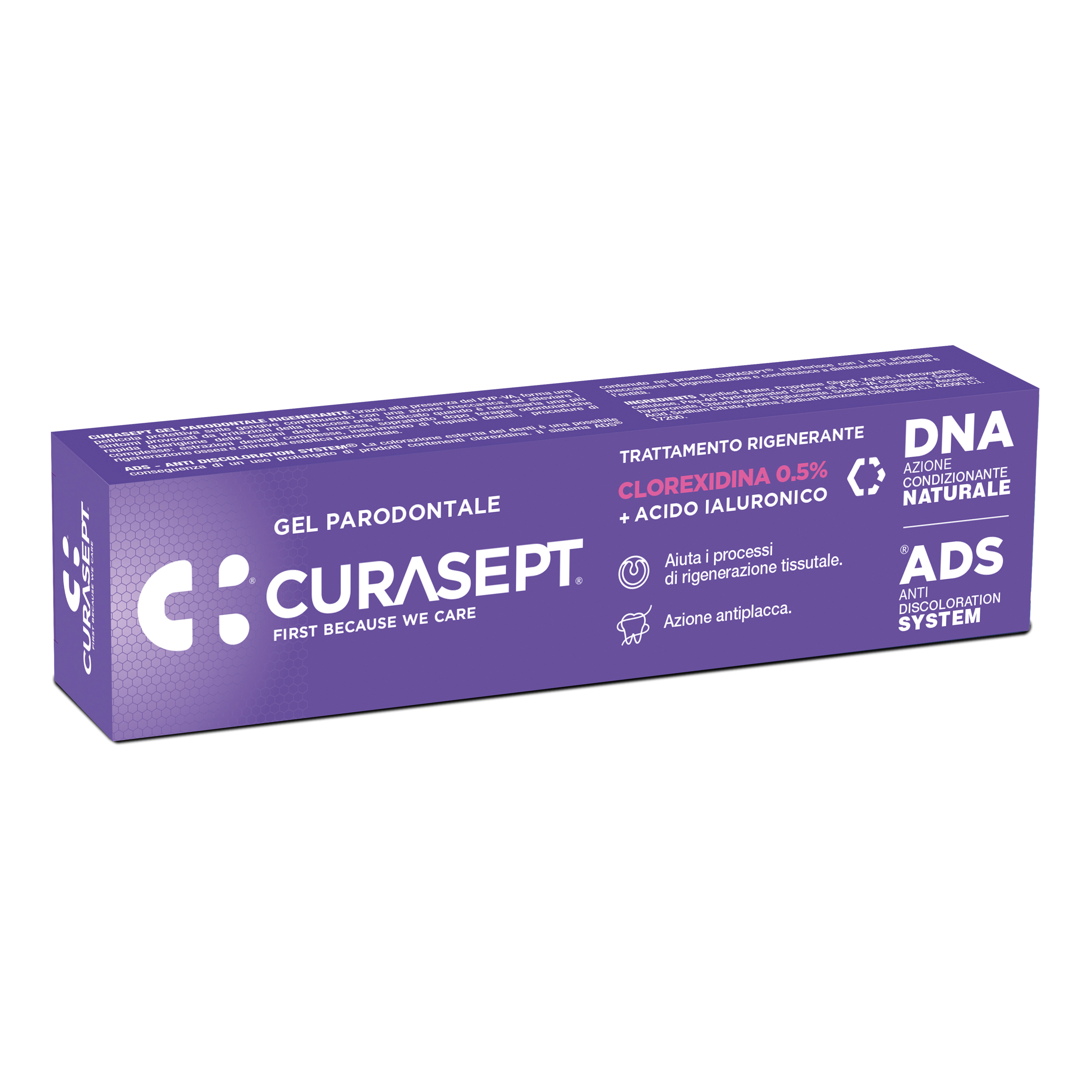 Curasept gel parod ads dna rig