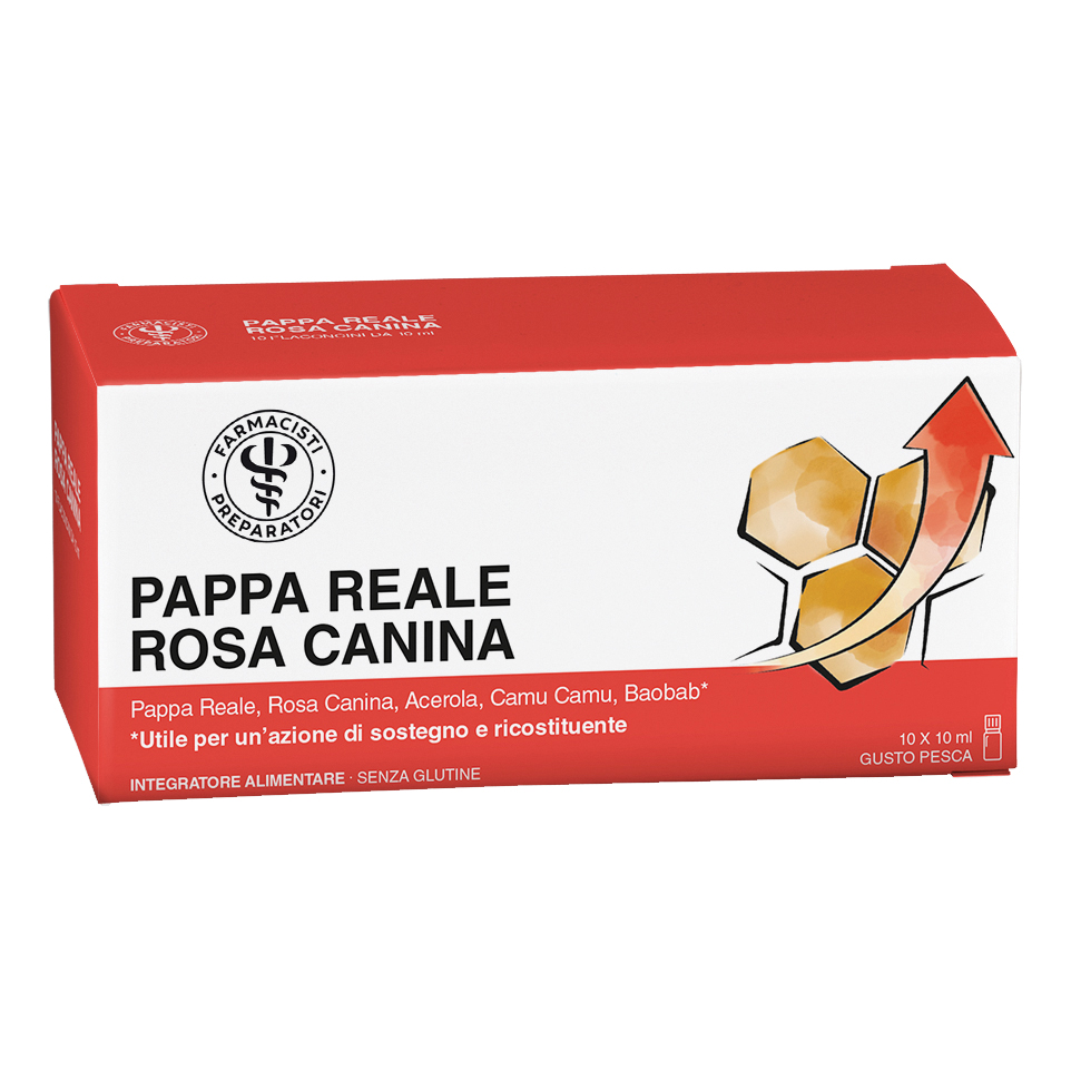 Lfp pappareale rosa c 10 flaconcini da 10 ml