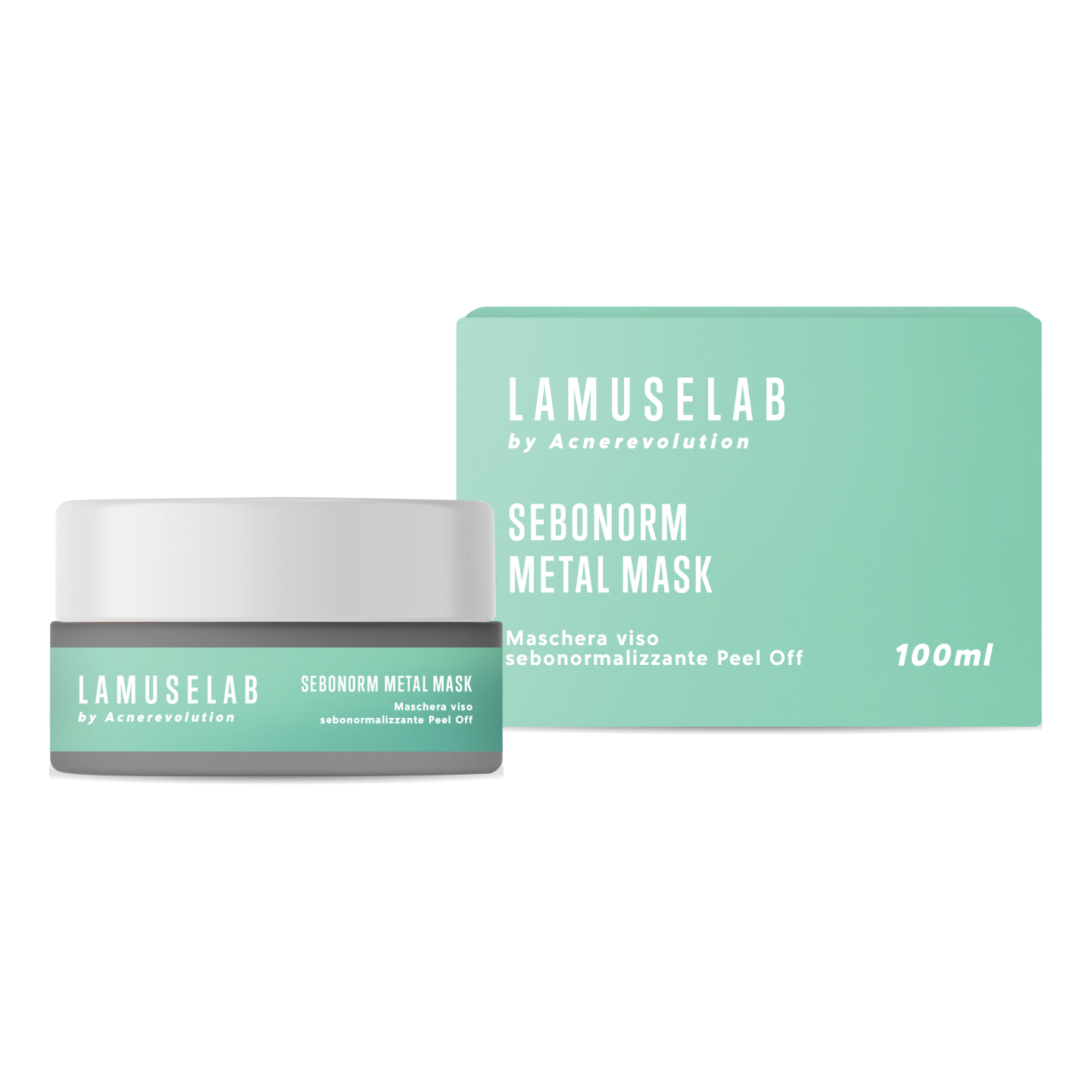 Lamuselab maschera sebonormalizzante peel off 100 ml