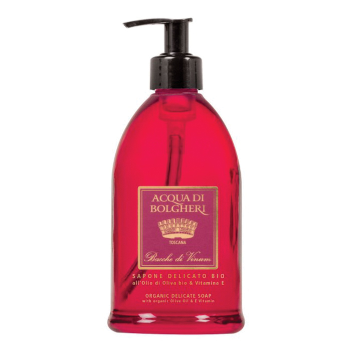 Acqua di bolgheri sapone delicato bio bacche di vinum 500 ml