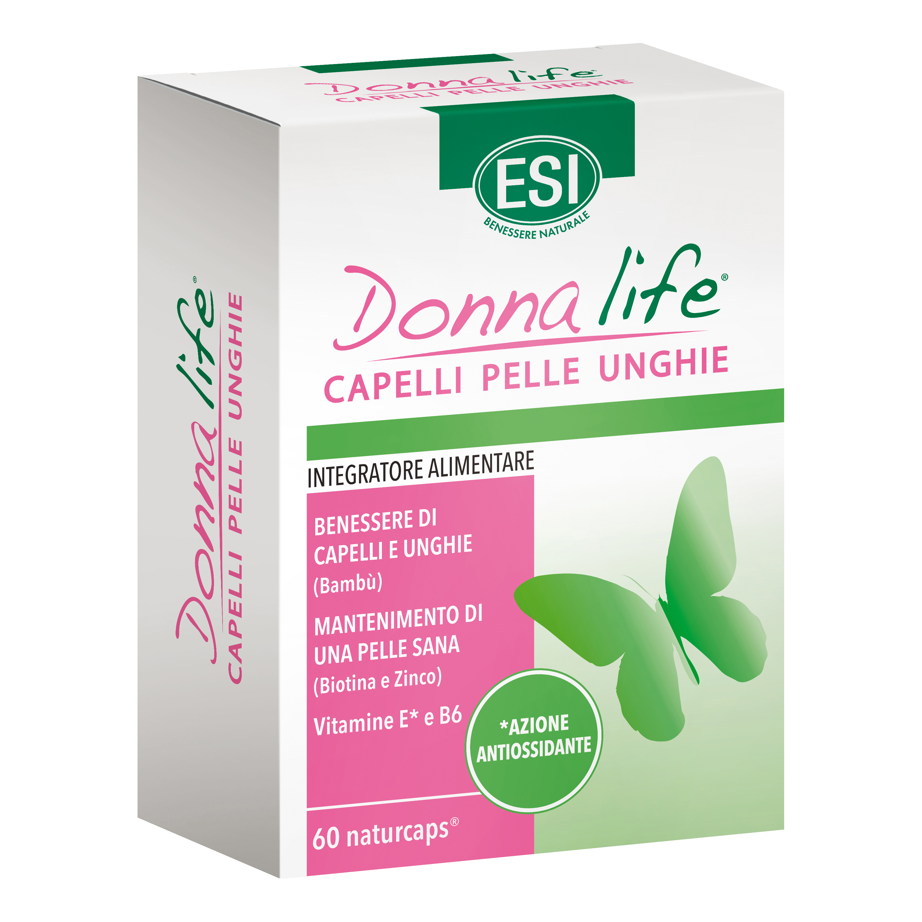 Esi donna life capelli pelle unghie 60 naturcaps