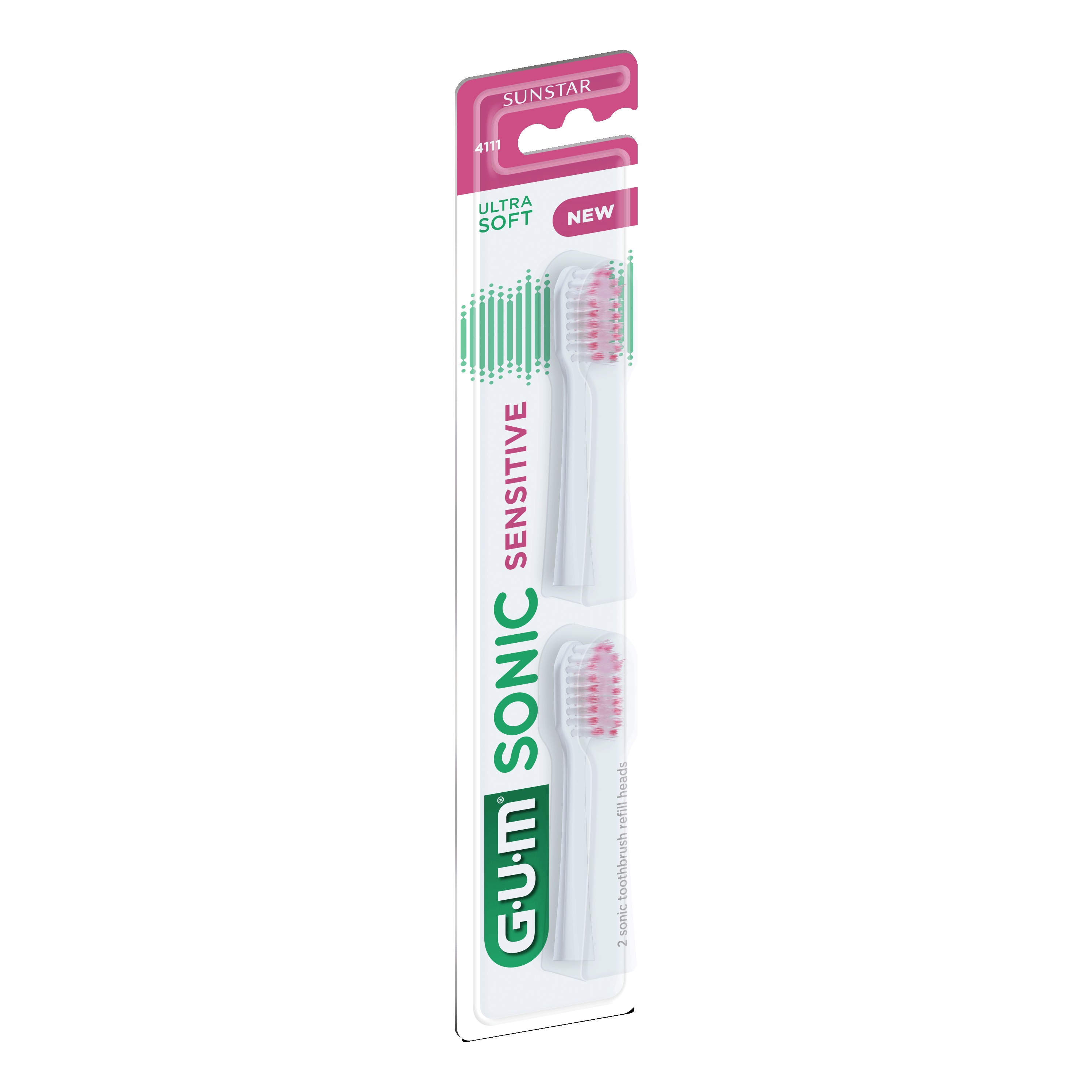 Gum sonic sensitive spazzolino batteria refill