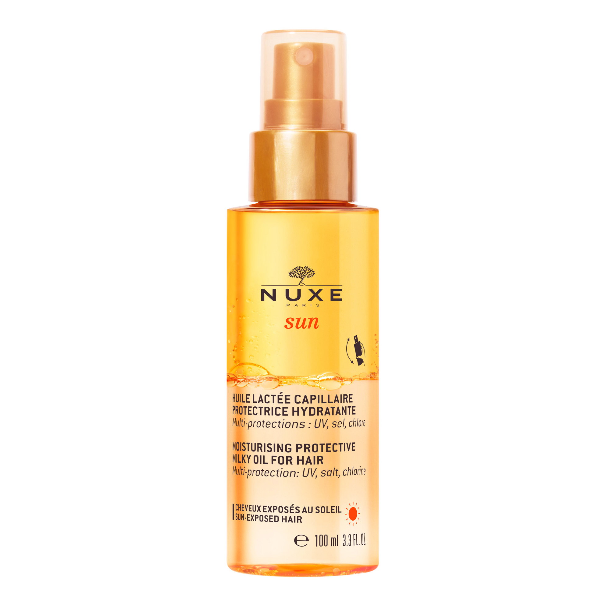 Nuxe Sun Olio Latte Protettivo Capelli 100 ml