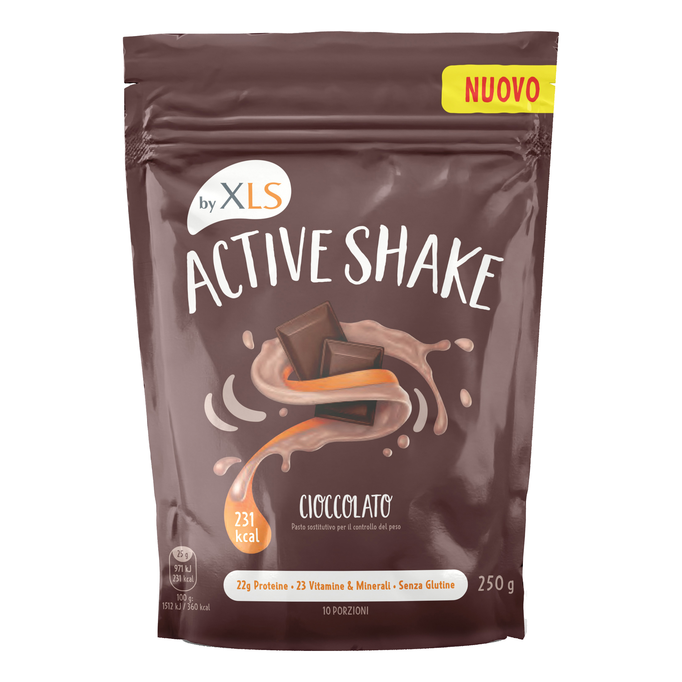 Active Shake By Xls Cioccolato 250 G