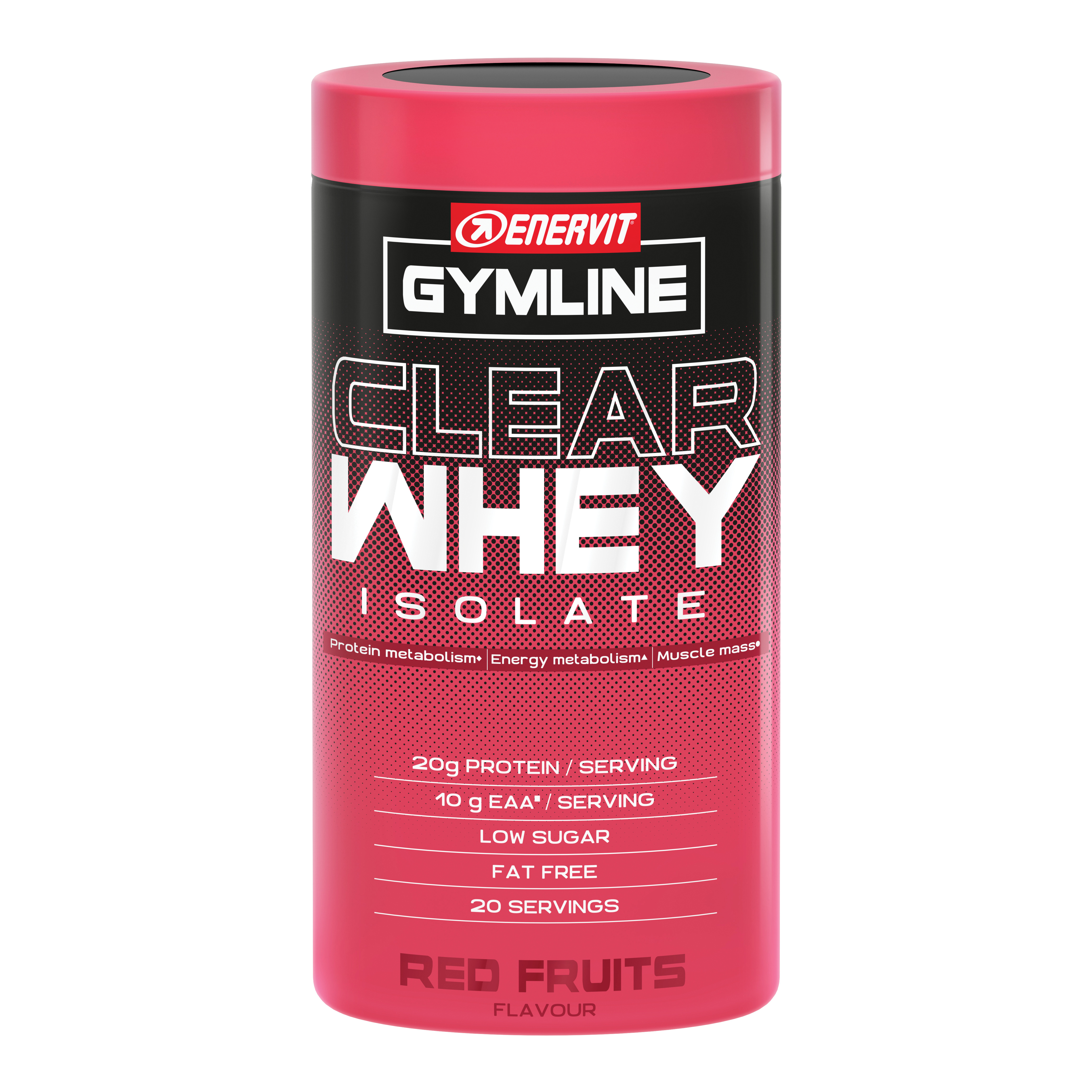 Gymline clear whey isolate red fruits 480 g