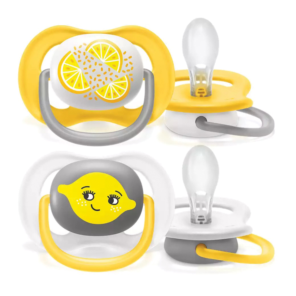 Avent succhietto ultra air collection 0-6 mesi mixed collezione testo 2 pezzi