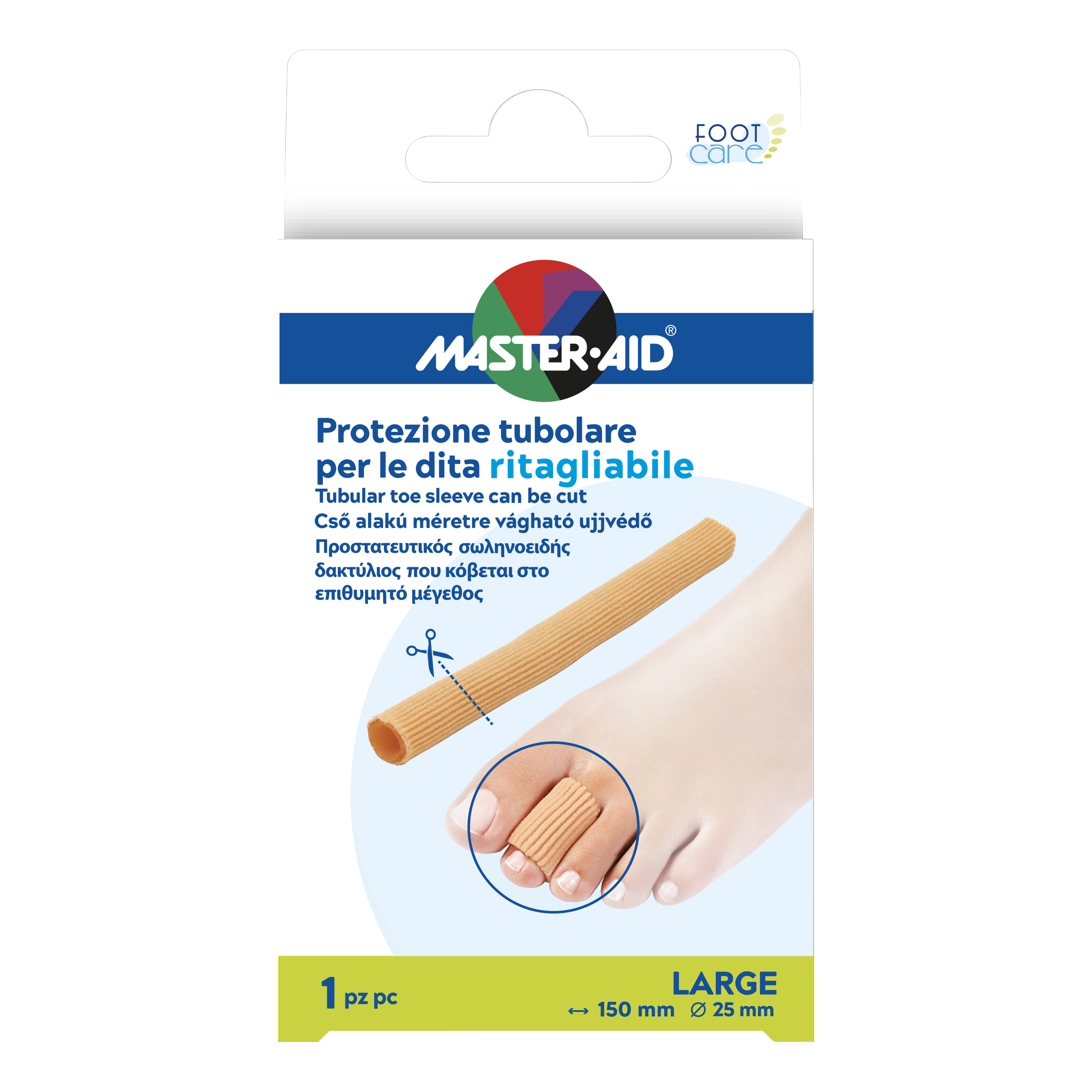 Footcare protezione tubolare ritagliabile 15cm l