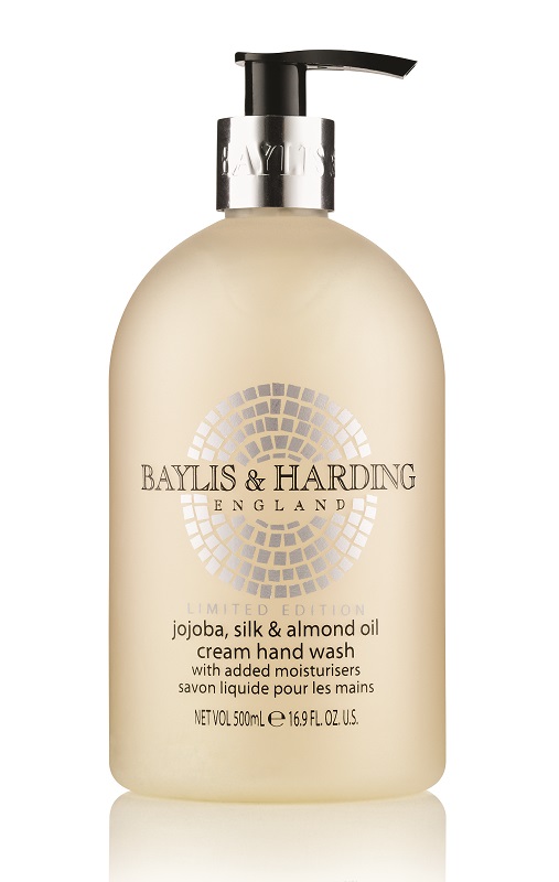 Baylis &amp; harding jojoba seta/olio mandorla sapone mani idratante 500 ml