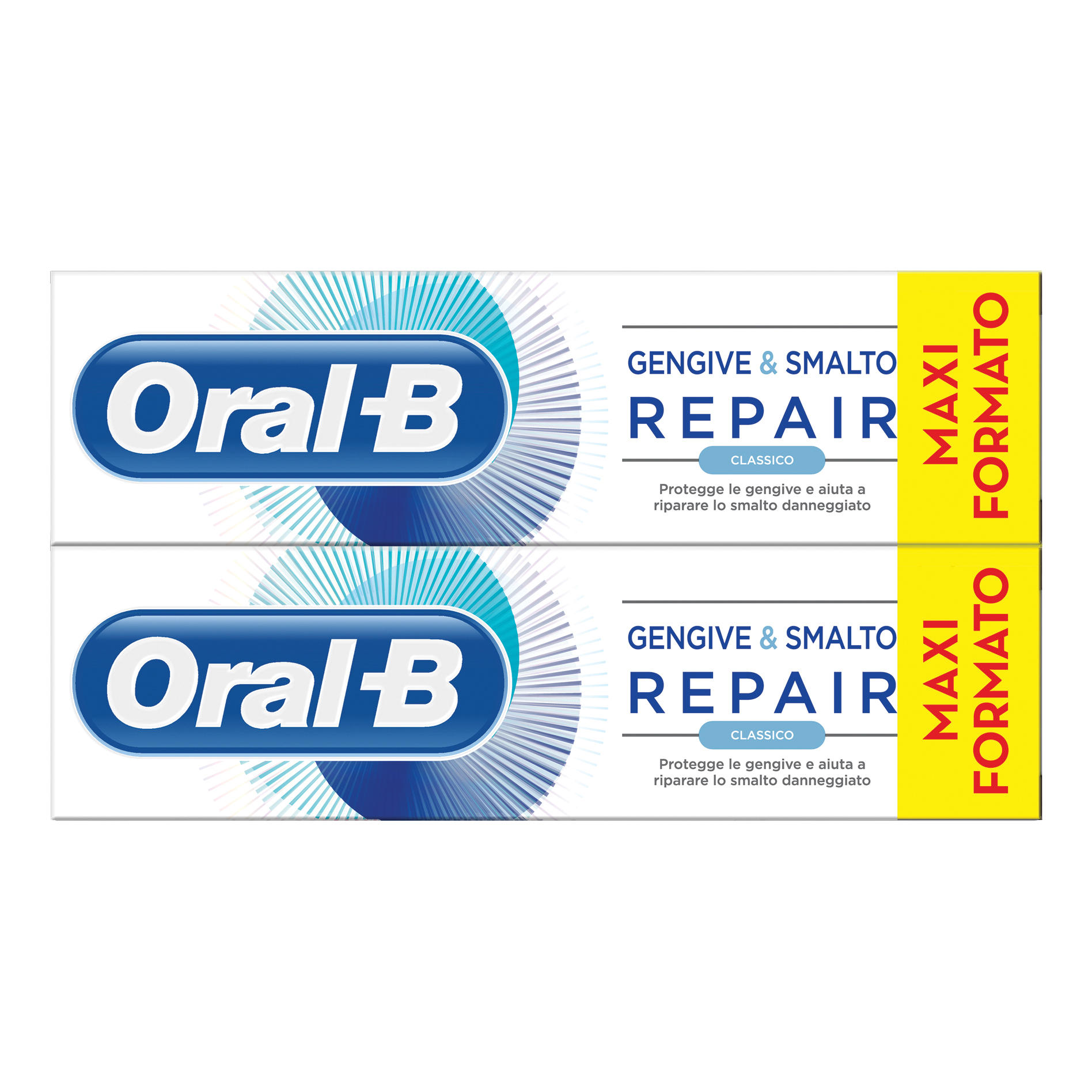 Oralb gengive e smalto repair classico dentifricio 2 x 75 ml