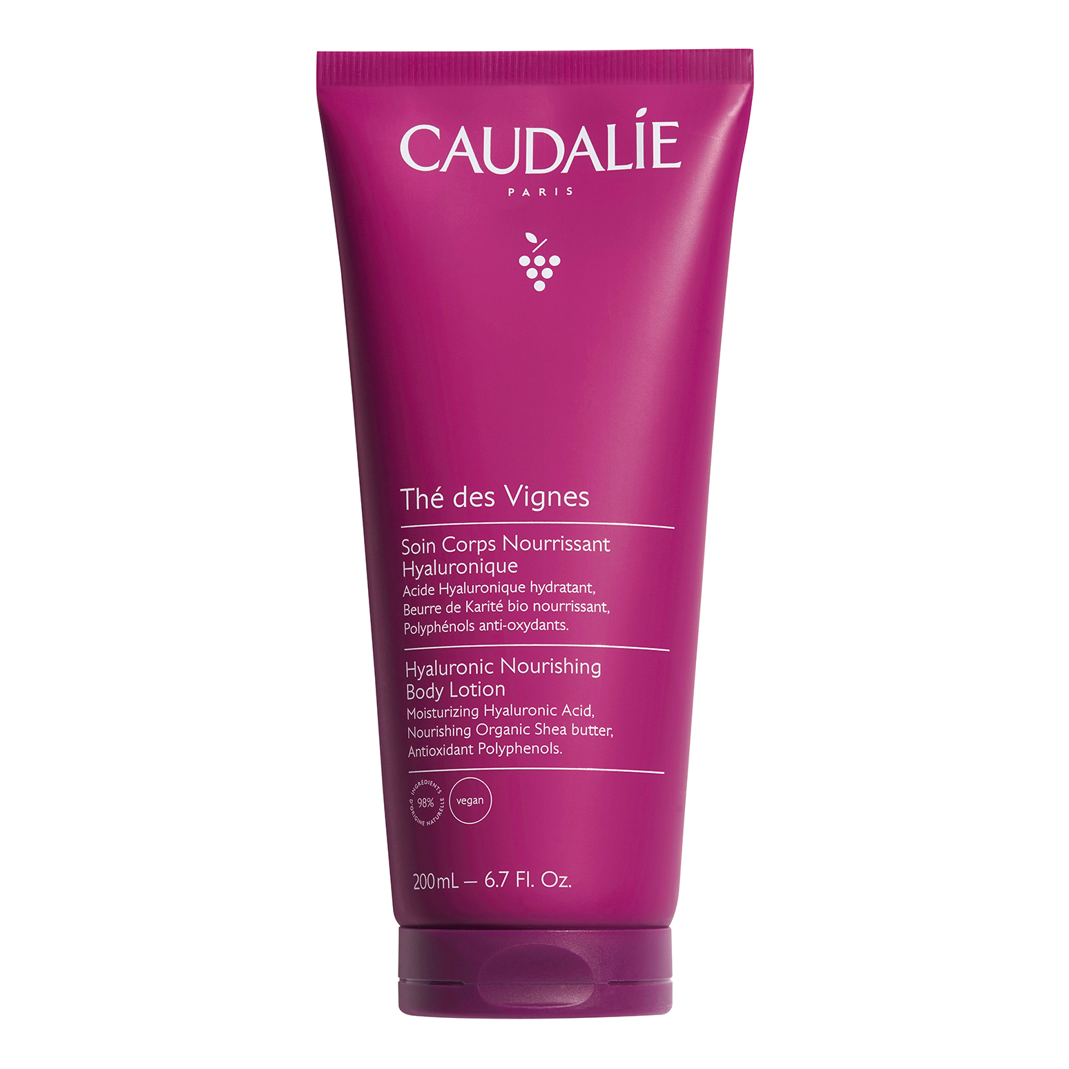 Caudalie Thé des Vignes Trattamento Corpo Ialuronico Nutriente 200 ml