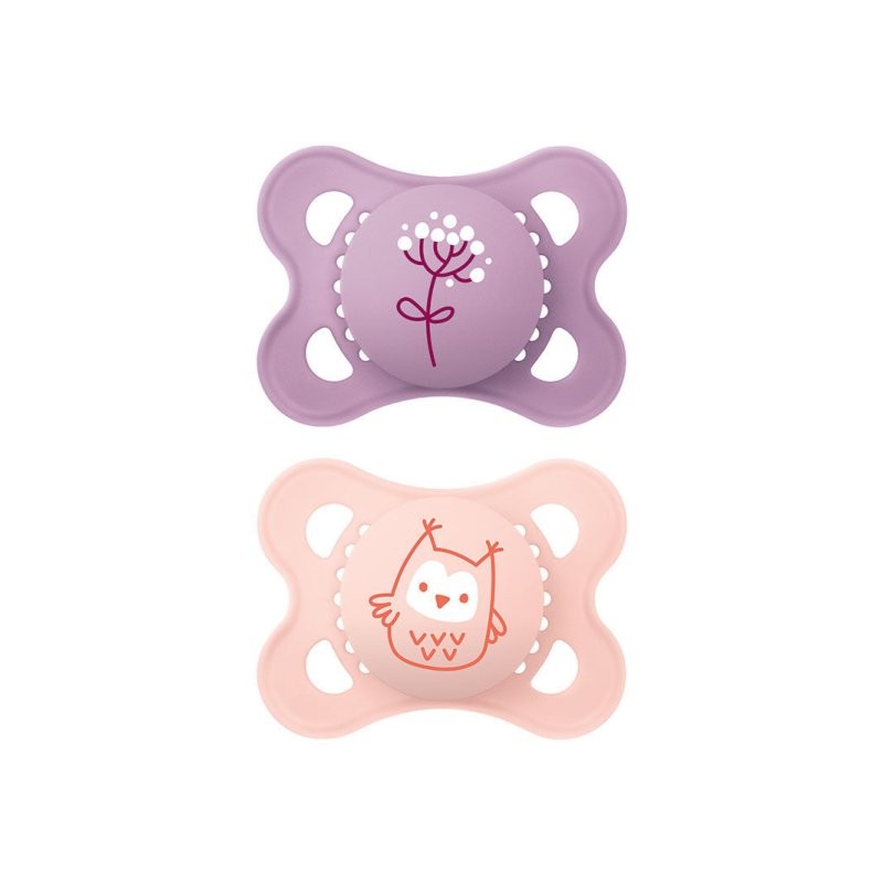 Mam original 2-6m matt silicone femmina 2x
