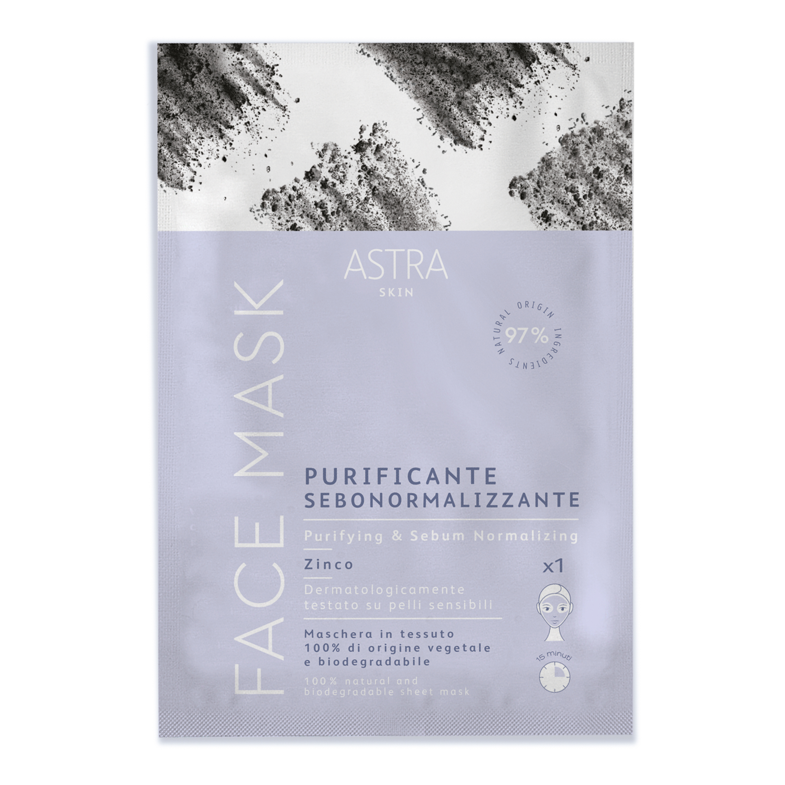 ASTRA - Face Mask - Maschera Purificante Sebonormalizzante 12 ml