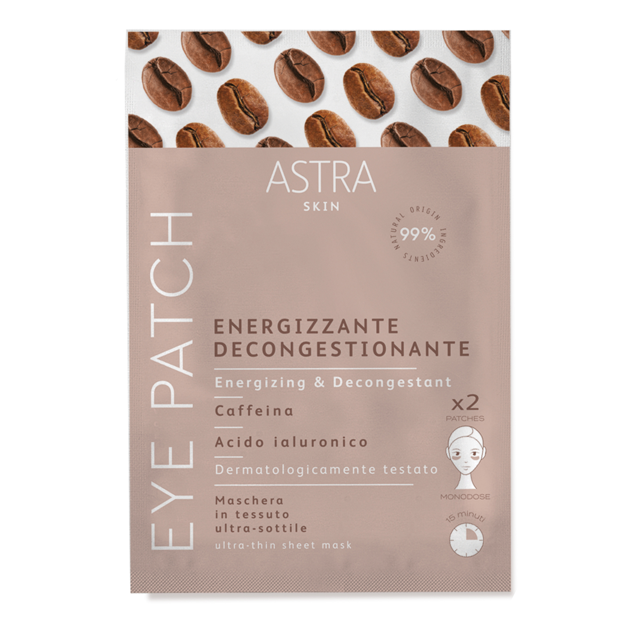 ASTRA - Eye Patch - Patch Energizzante Decongestionante per il contorno occhi 3 ml