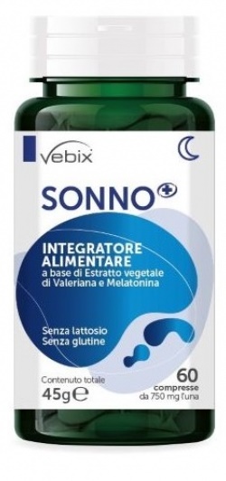 Vebix sonno + 60 compresse 750mg