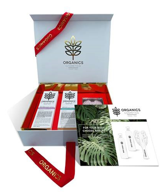 Organics cosmetics gift box wellnes antiage 250 ml