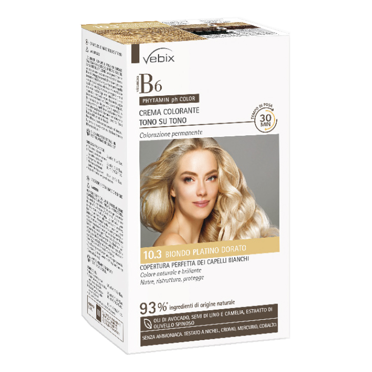 Vebix phytamin ph color 10,3 biondo platino dorato 125 ml