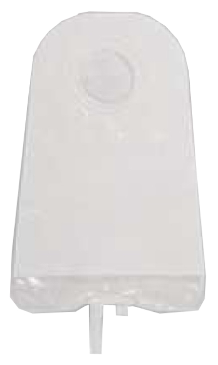 Sacca urostomia natura con chiusura fold-up tap trasparente 57mm