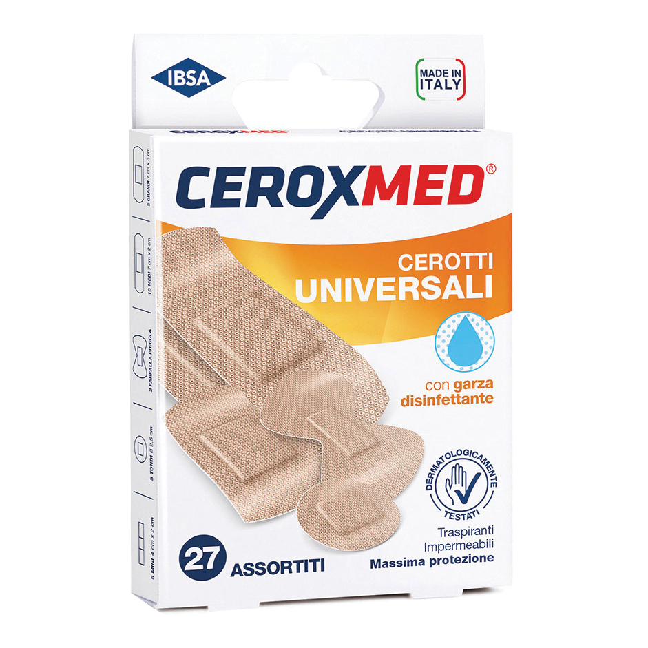 Cerotti Universali Ceroxmed Assortiti 27 Pezzi