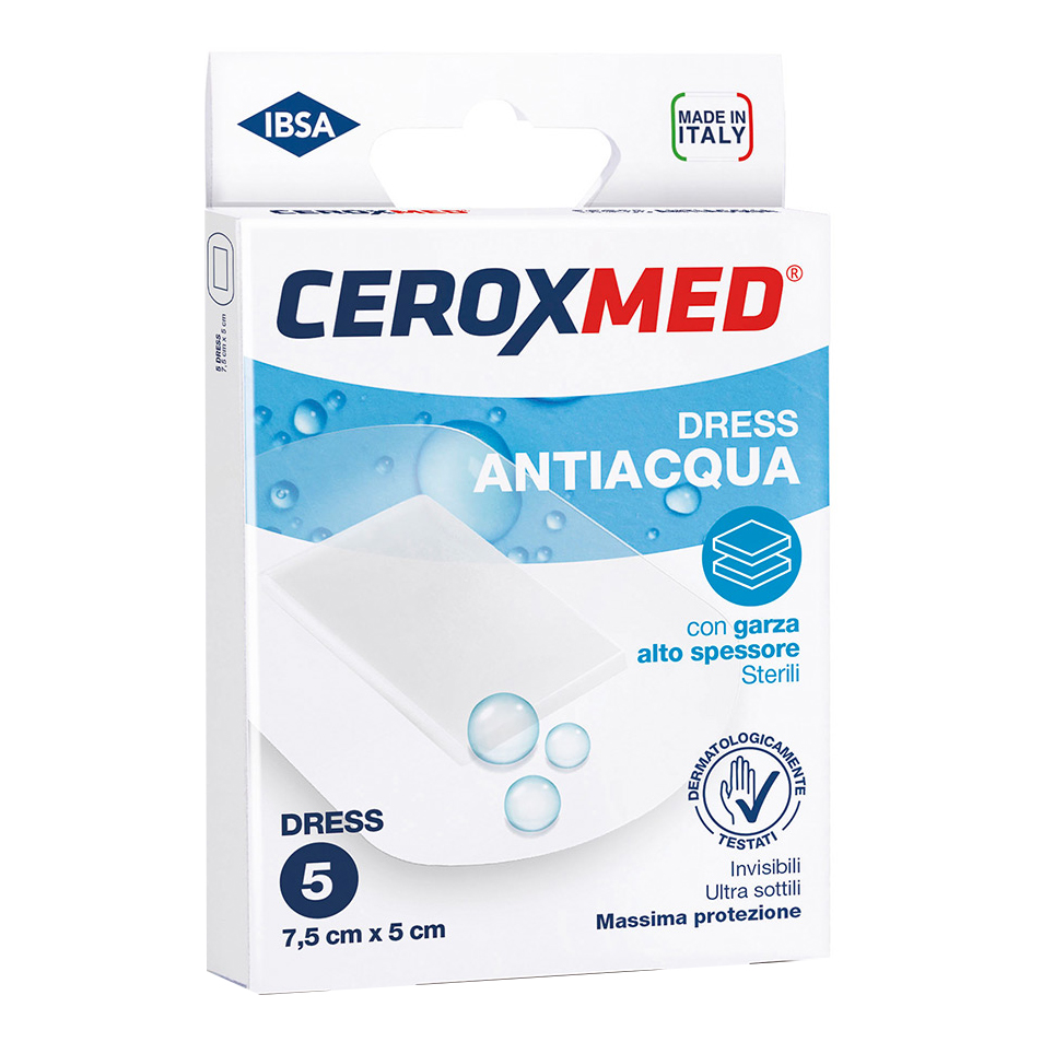 Cerotti Antiacqua Ceroxmed 7,5 X5 Cm 5 Pezzi