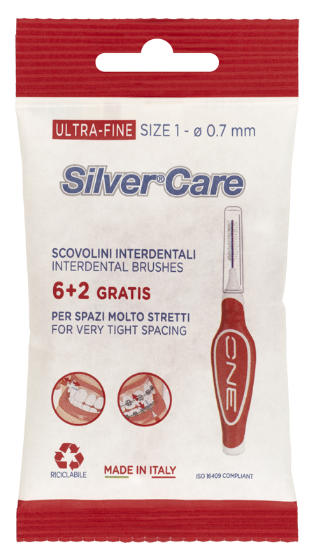 Silvercare scovolino interdentale ultra-fine size 1