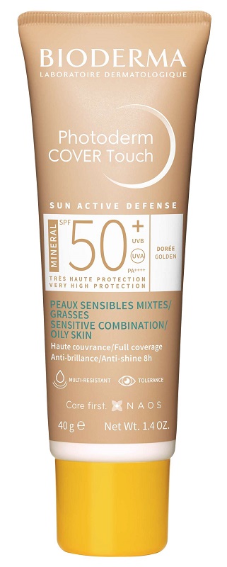 Photoderm mineral cover touch dore spf50+ 40 ml