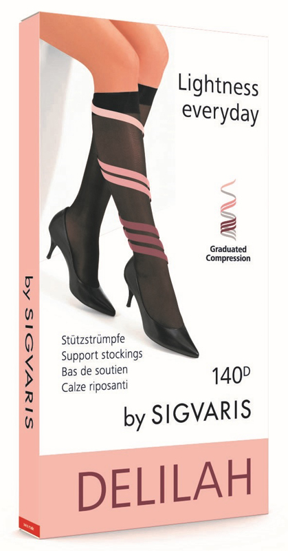 Sigvaris Delilah 140 Denari Flat Gambaletto Nero 2-image