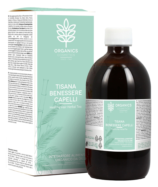 Organics cosmetics tisana benessere capelli