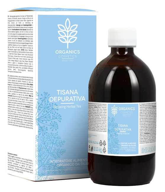 Organics cosmetics tisana depurativa 500 ml